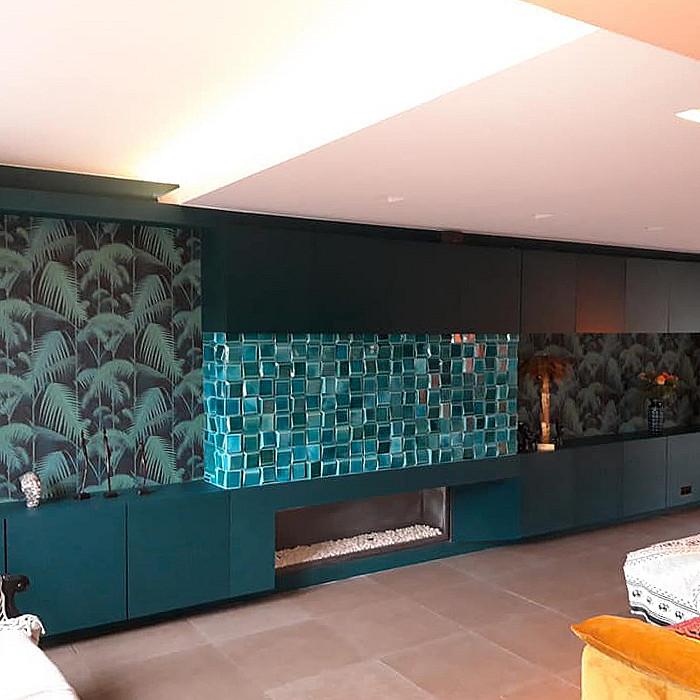 papier peint et faience